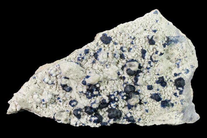 Dark Blue Fluorite on Quartz - Inner Mongolia #160705